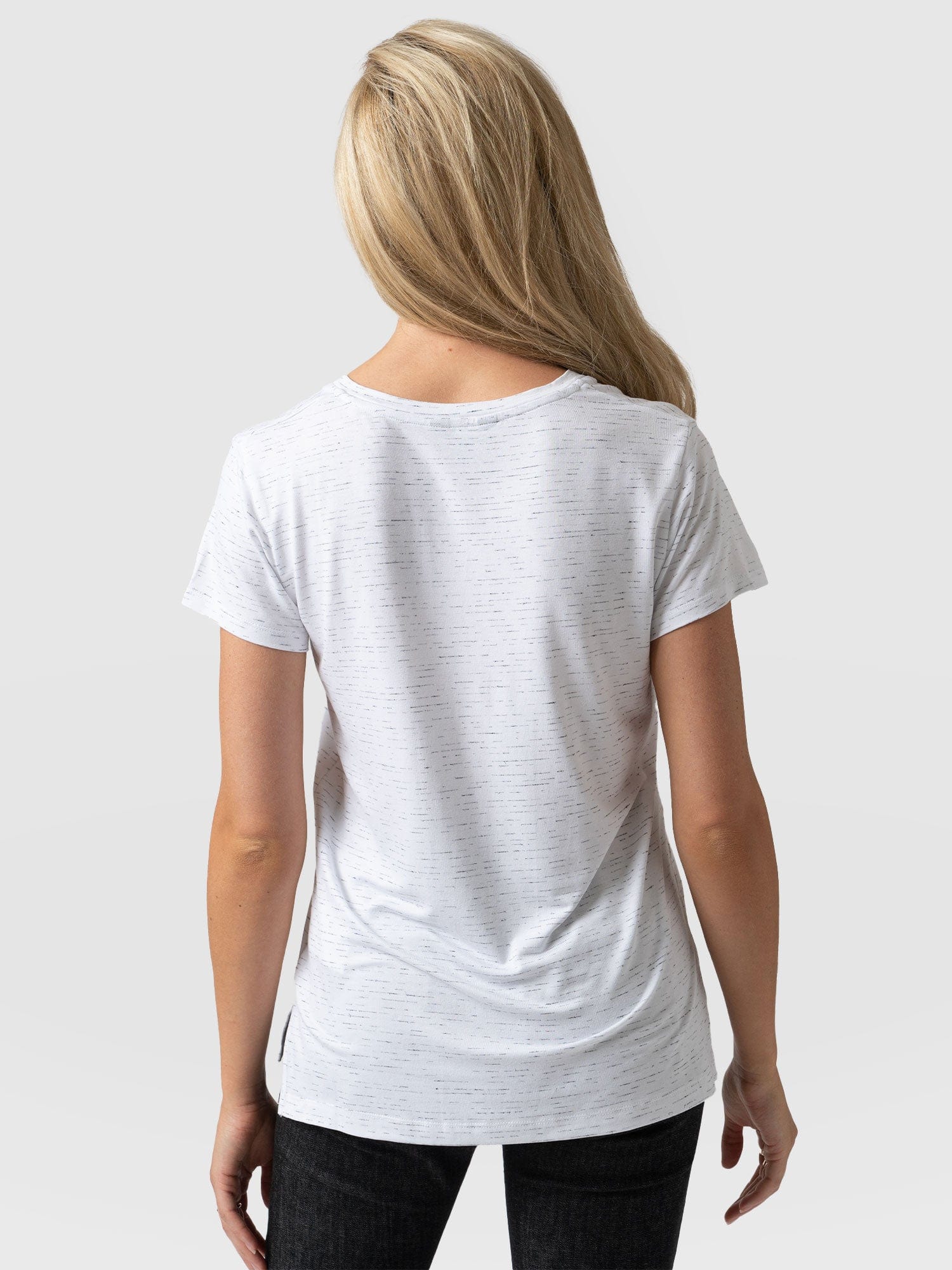 Apartment Tee White Fleck - Women's T-Shirts | Saint + Sofia® EU